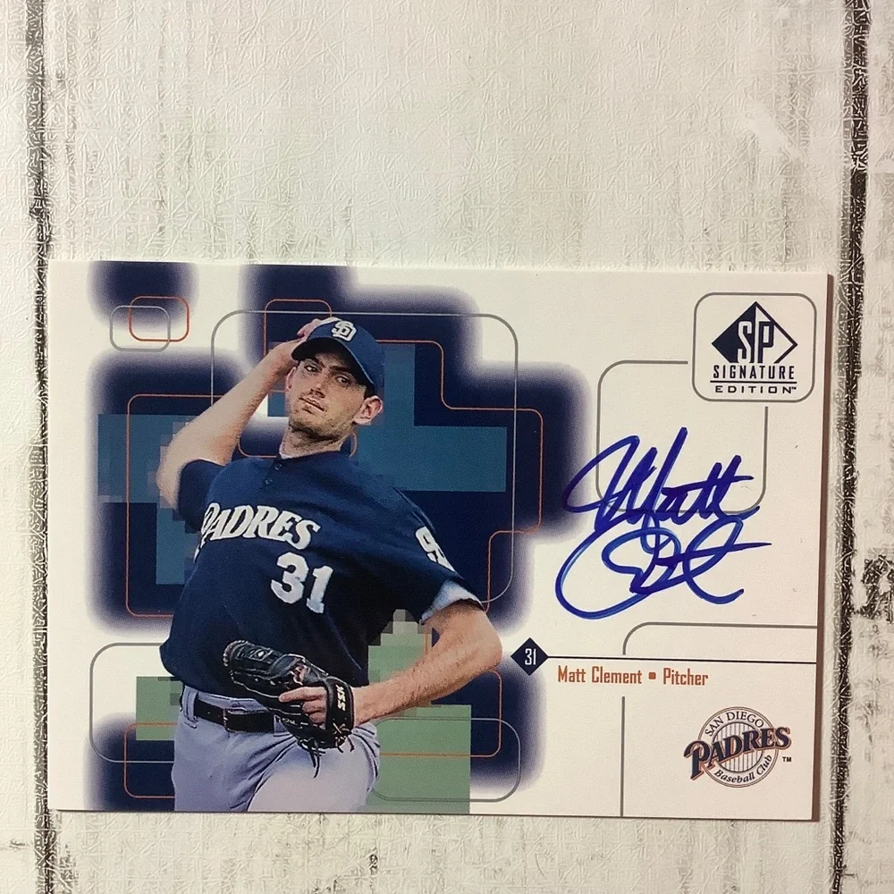 1999 SP Signature Edition - Autographs Matt Clement #MC1
